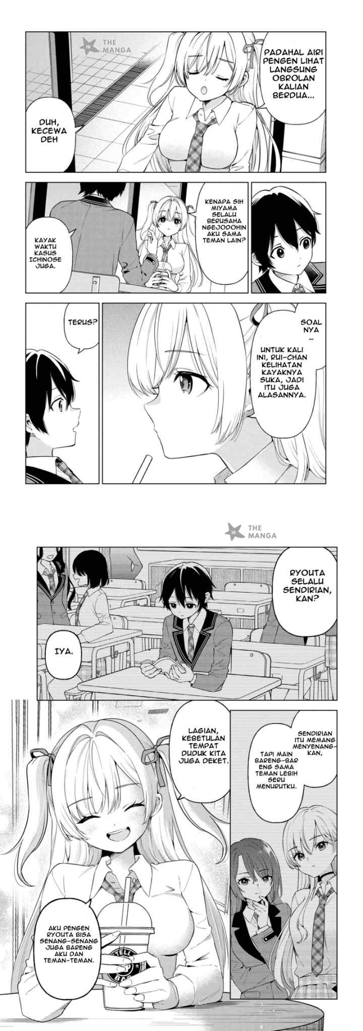 Inkyaa no ore ga sekigae de S-kyuu bishoujo ni kakomaretara himitsu no kankei ga hajimatta chapter 5 halaman 7