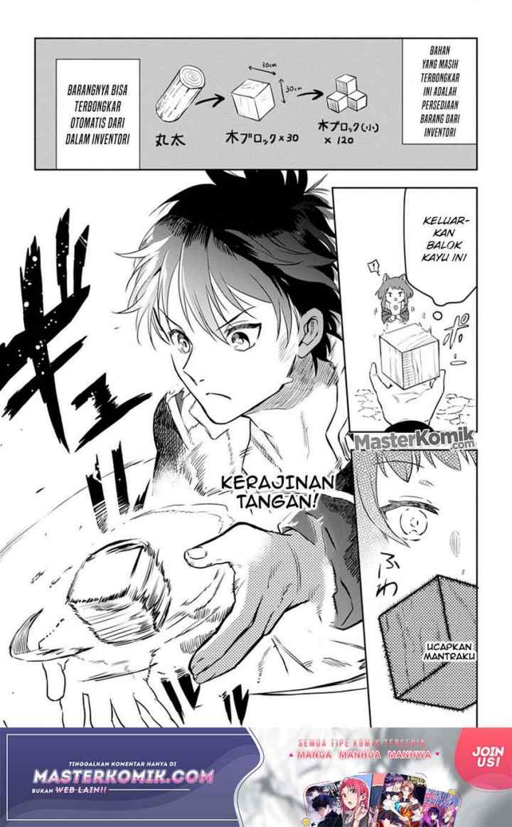 Isekai Craft Gurashi Jiyu Kimamana Seisan Shoku No Honobono Slow Life chapter 3.2 halaman 4