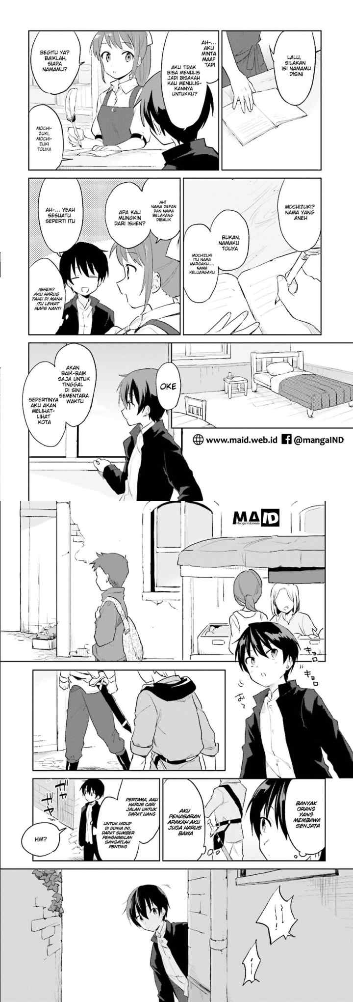 Isekai wa Smartphone to Tomo ni chapter 1 halaman 9