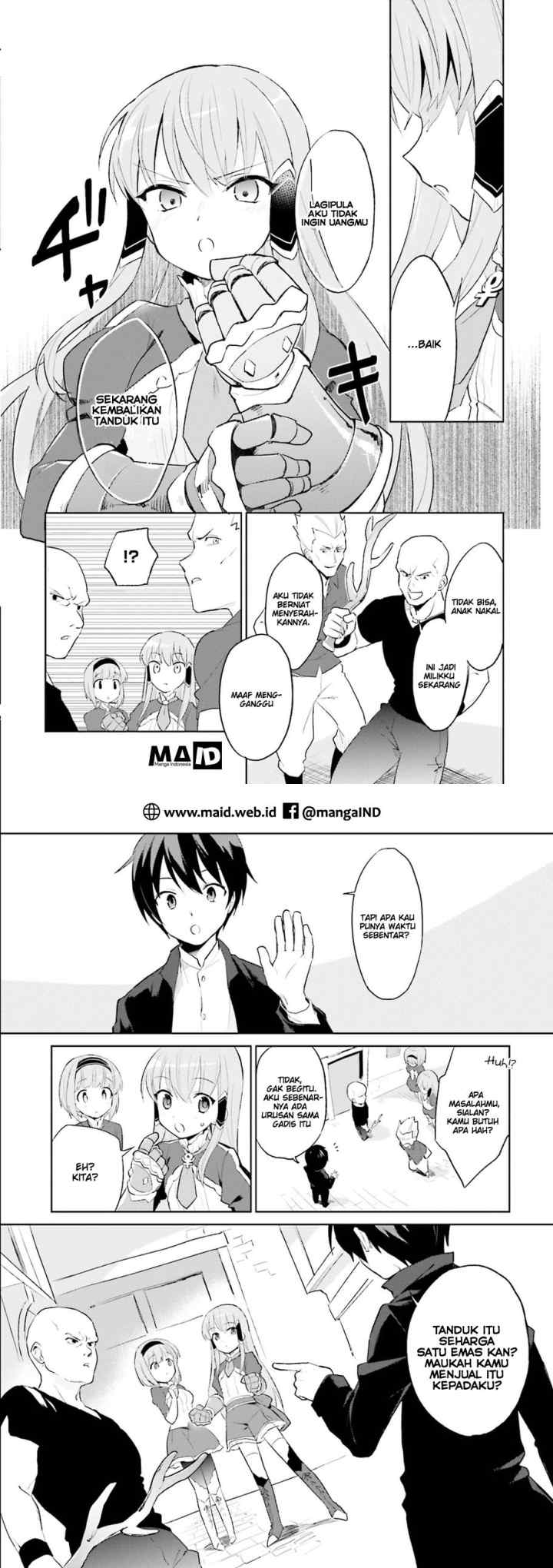 Isekai wa Smartphone to Tomo ni chapter 1 halaman 11