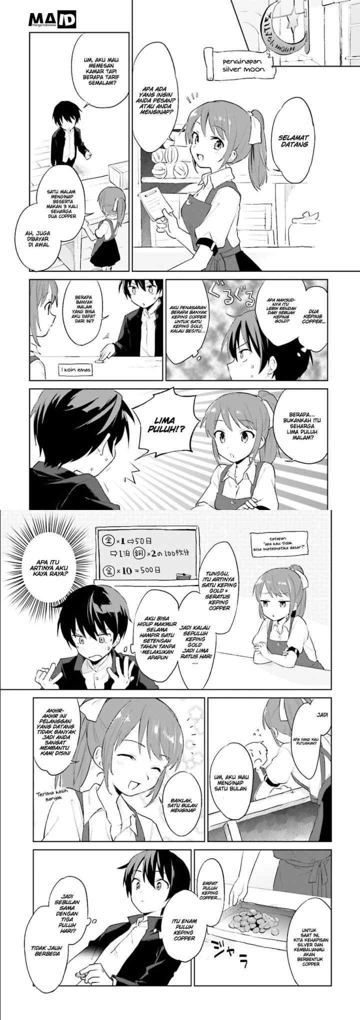 Isekai wa Smartphone to Tomo ni chapter 1 halaman 8