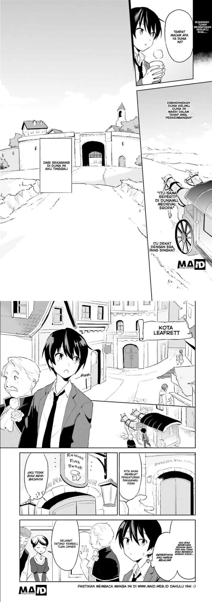 Isekai wa Smartphone to Tomo ni chapter 1 halaman 6