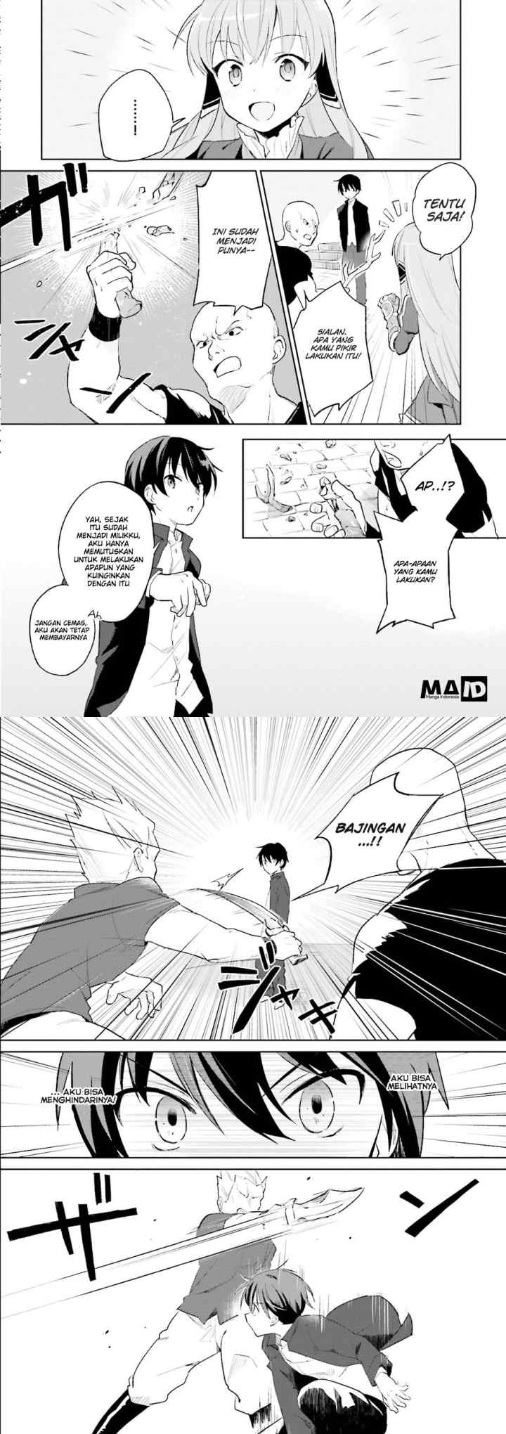 Isekai wa Smartphone to Tomo ni chapter 1 halaman 12