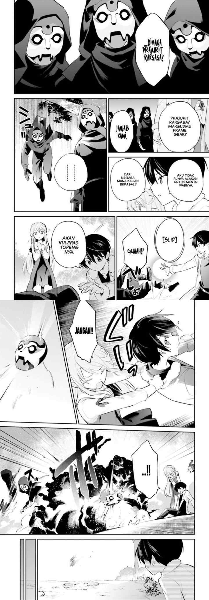 Isekai wa Smartphone to Tomo ni chapter 74 halaman 4