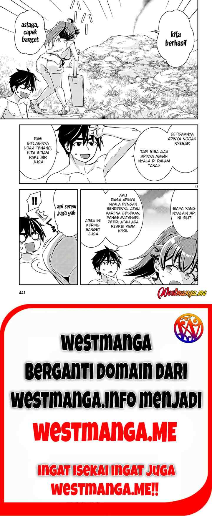 Isekai Yurutto Survival Seikatsu: Gakkou no Minna to Isekai no Mujintou ni Tenishitakedo Ore Dake Rakushou desu chapter 35 halaman 8