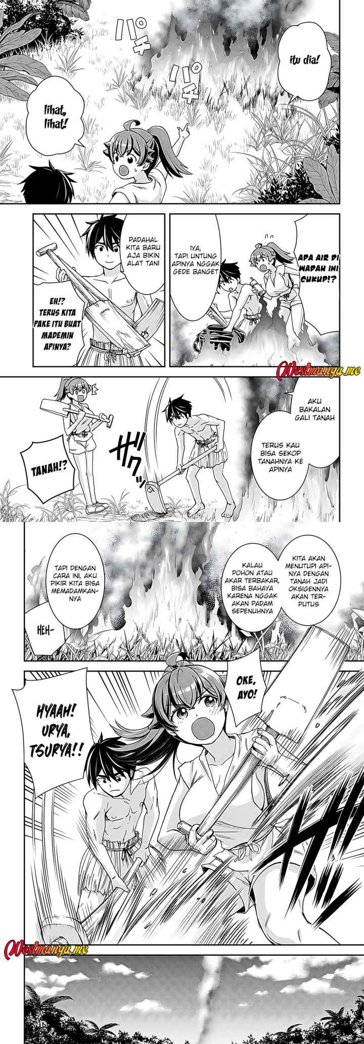 Isekai Yurutto Survival Seikatsu: Gakkou no Minna to Isekai no Mujintou ni Tenishitakedo Ore Dake Rakushou desu chapter 35 halaman 7
