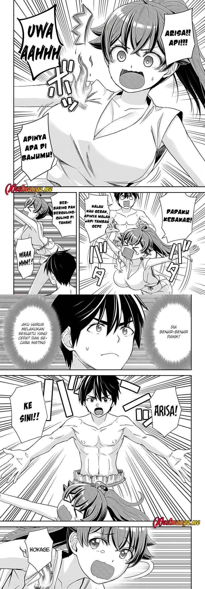 Isekai Yurutto Survival Seikatsu: Gakkou no Minna to Isekai no Mujintou ni Tenishitakedo Ore Dake Rakushou desu chapter 35 halaman 9