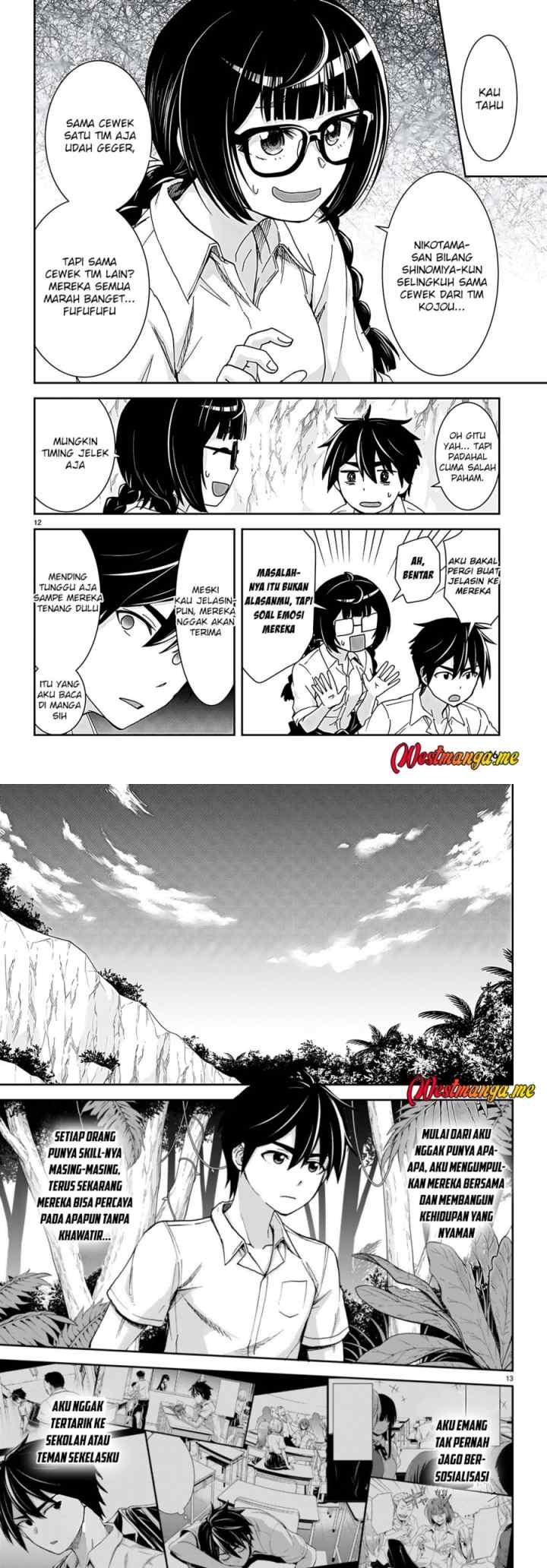 Isekai Yurutto Survival Seikatsu: Gakkou no Minna to Isekai no Mujintou ni Tenishitakedo Ore Dake Rakushou desu chapter 36 halaman 9