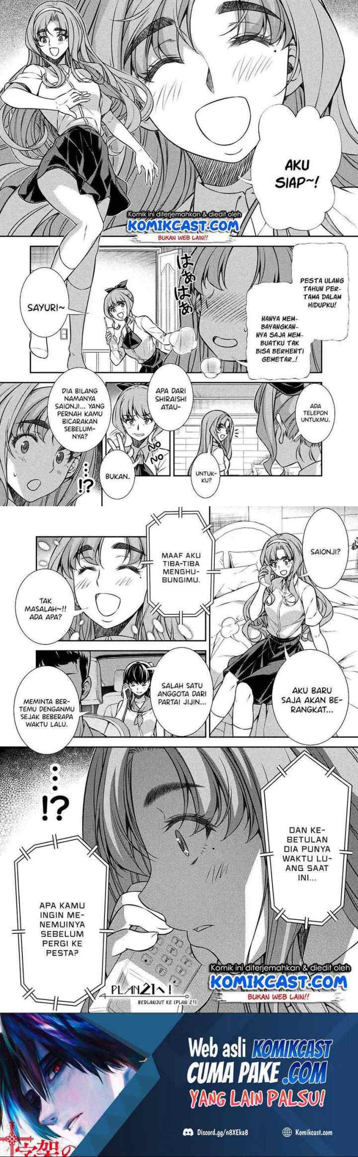 JK kara Yarinaosu Silver Plan chapter 20 halaman 12