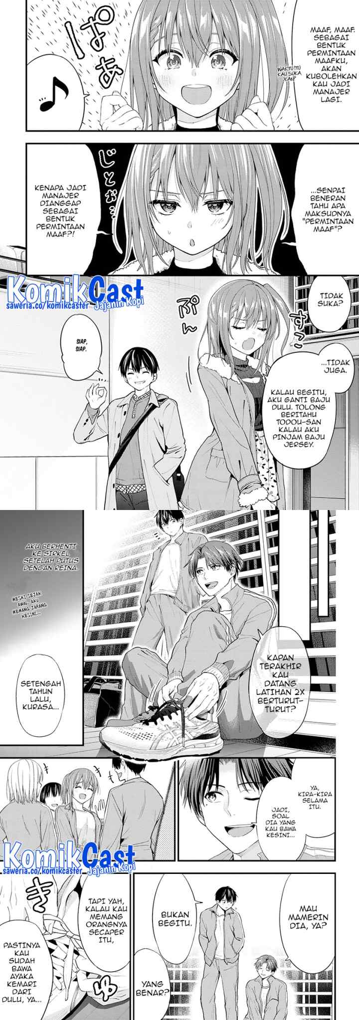 Kanojo ni Uwaki Sareteita Ore ga Koakuma na Kouhai ni Natsukarete Imasu chapter 15 halaman 7