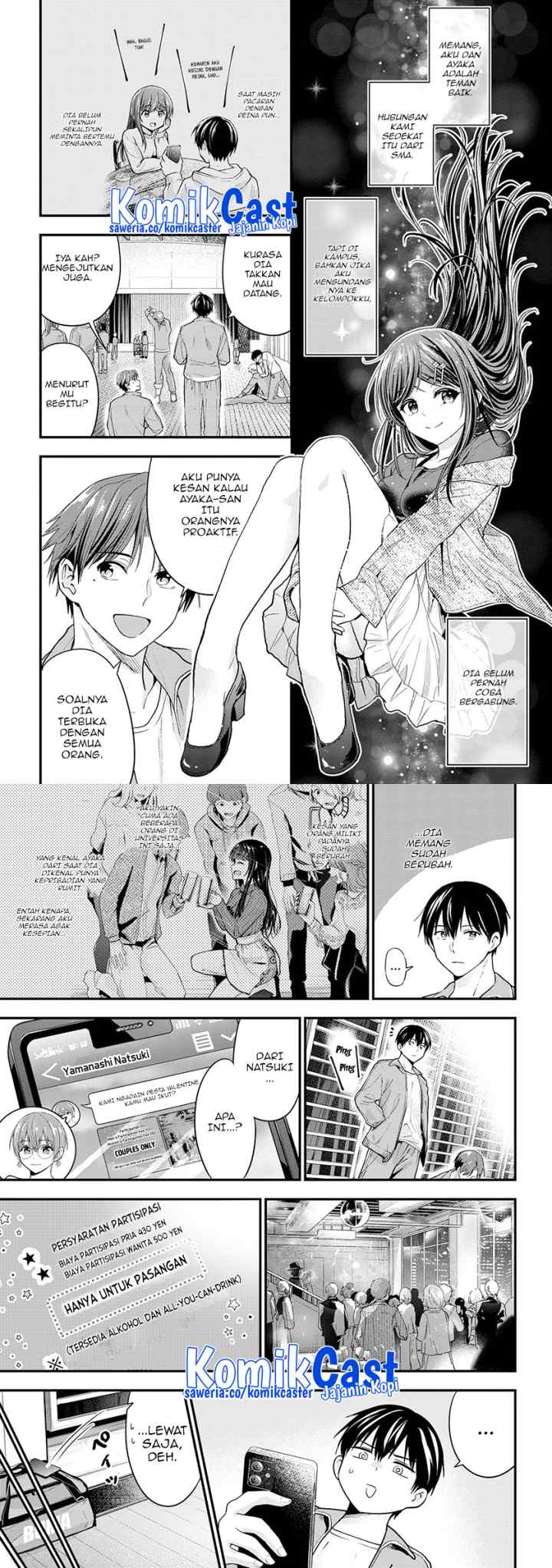 Kanojo ni Uwaki Sareteita Ore ga Koakuma na Kouhai ni Natsukarete Imasu chapter 15 halaman 8