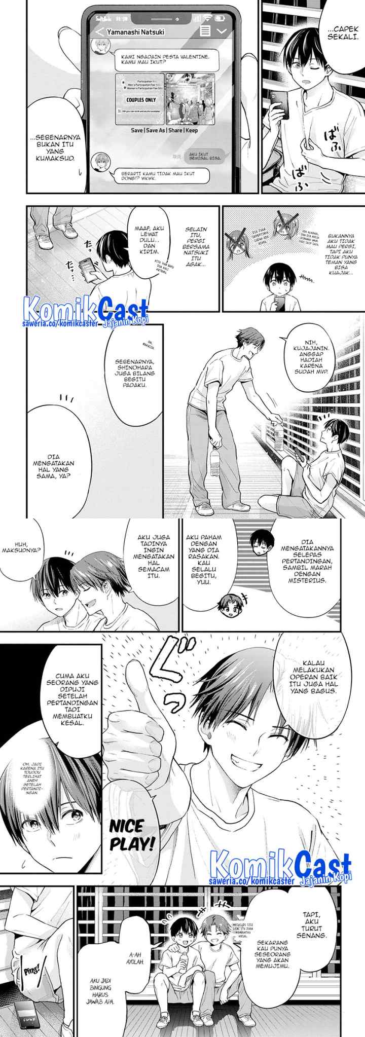 Kanojo ni Uwaki Sareteita Ore ga Koakuma na Kouhai ni Natsukarete Imasu chapter 15 halaman 13