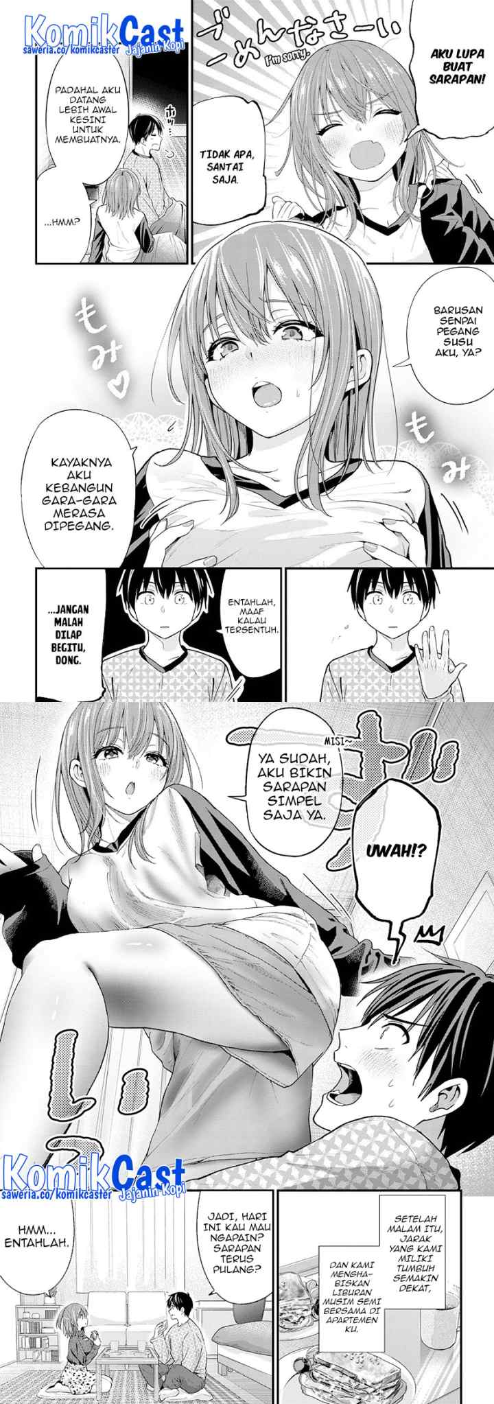 Kanojo ni Uwaki Sareteita Ore ga Koakuma na Kouhai ni Natsukarete Imasu chapter 15 halaman 5