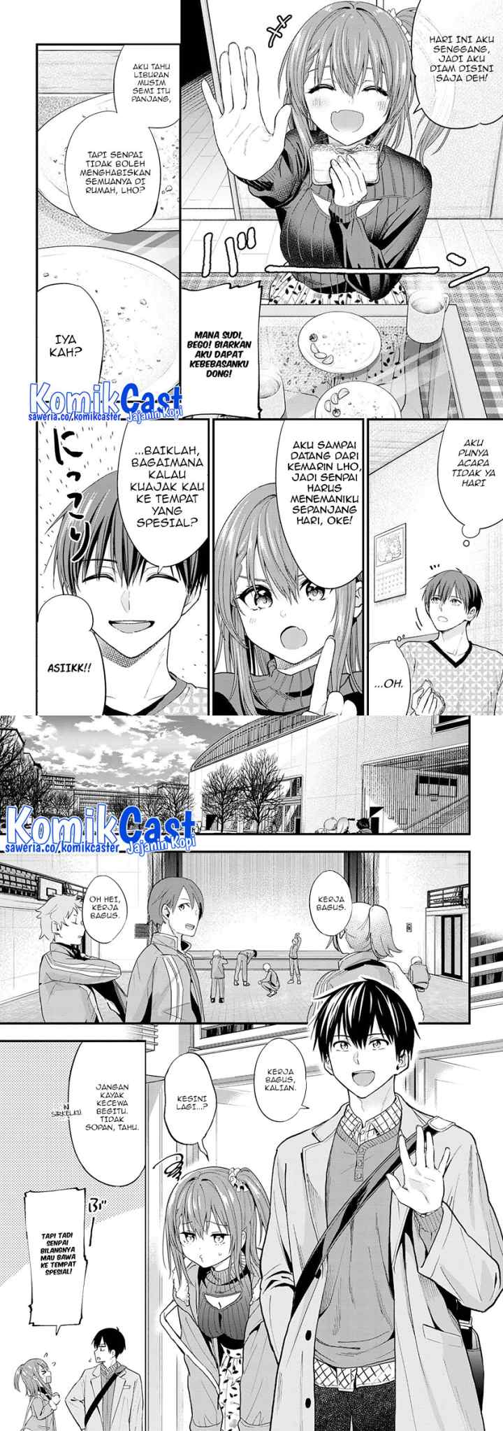 Kanojo ni Uwaki Sareteita Ore ga Koakuma na Kouhai ni Natsukarete Imasu chapter 15 halaman 6