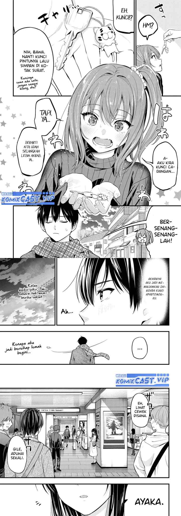 Kanojo ni Uwaki Sareteita Ore ga Koakuma na Kouhai ni Natsukarete Imasu chapter 16 halaman 4
