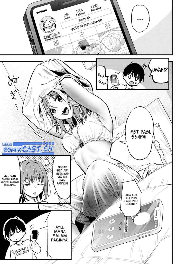 Kanojo ni Uwaki Sareteita Ore ga Koakuma na Kouhai ni Natsukarete Imasu chapter 18 halaman 4