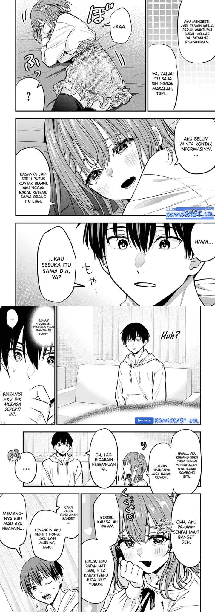 Kanojo ni Uwaki Sareteita Ore ga Koakuma na Kouhai ni Natsukarete Imasu chapter 19 halaman 7