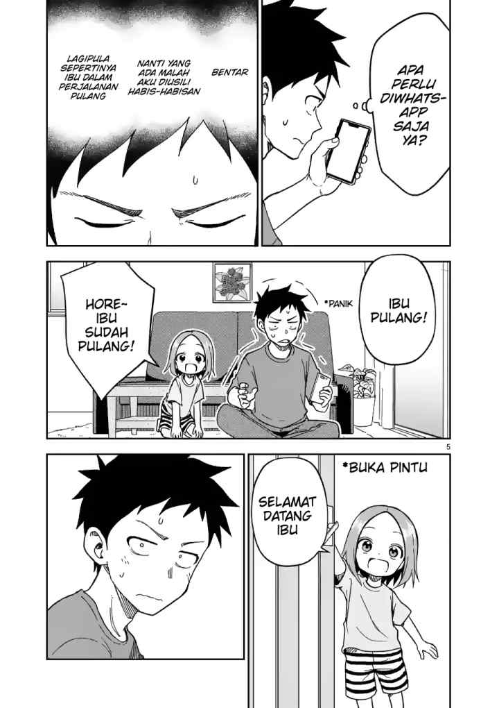 Karakai Jouzu no (Moto) Takagi-san chapter 189 halaman 5