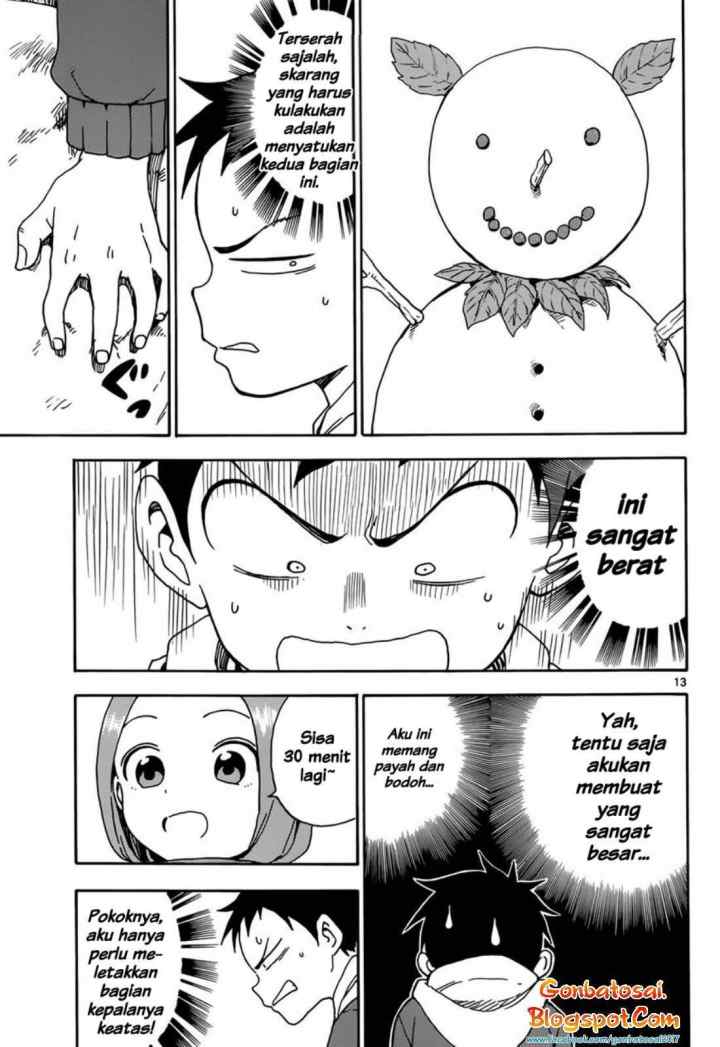 Karakai Jouzu no Takagi-san chapter 62 halaman 14