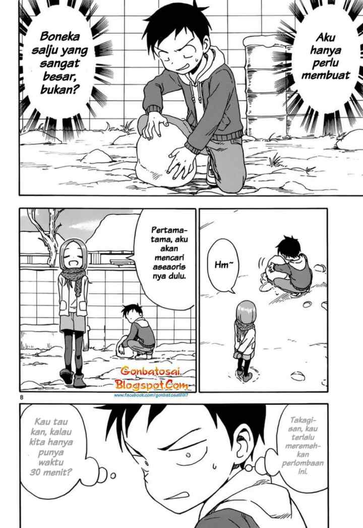 Karakai Jouzu no Takagi-san chapter 62 halaman 9