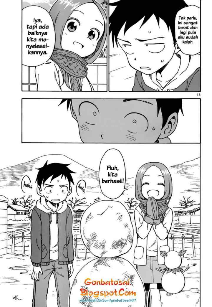 Karakai Jouzu no Takagi-san chapter 62 halaman 16