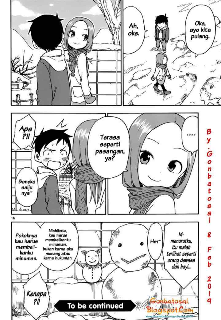 Karakai Jouzu no Takagi-san chapter 62 halaman 17
