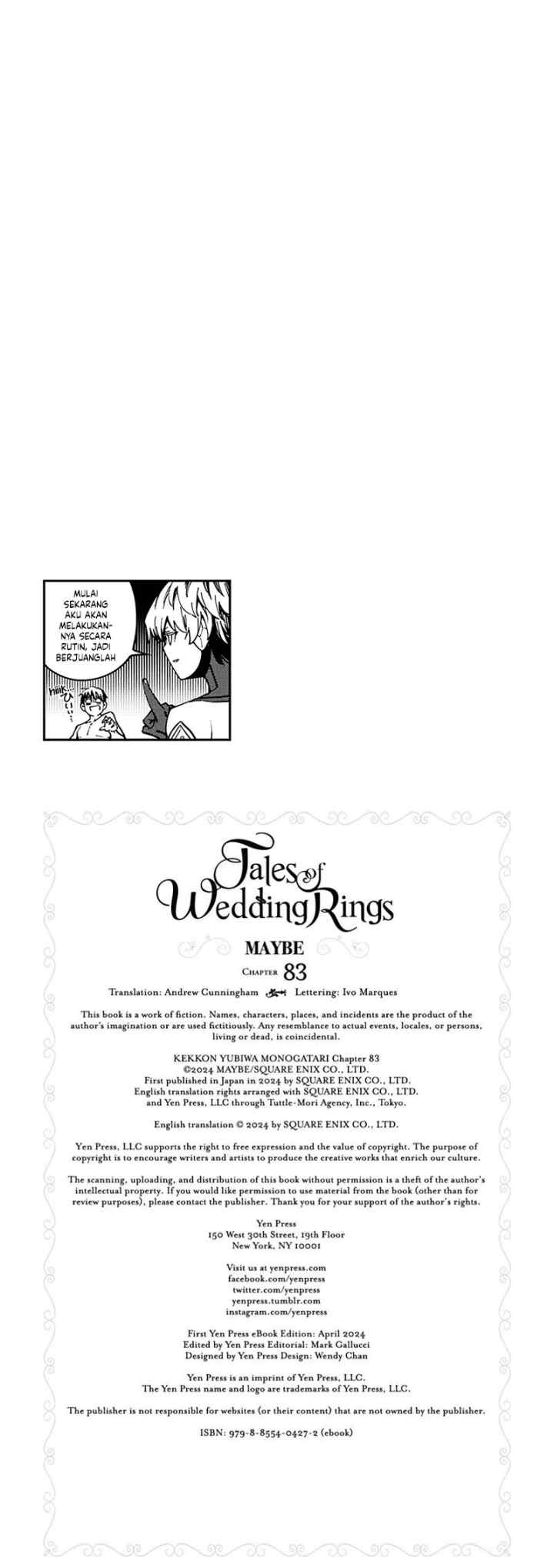 Kekkon Yubiwa Monogatari chapter 83 halaman 20