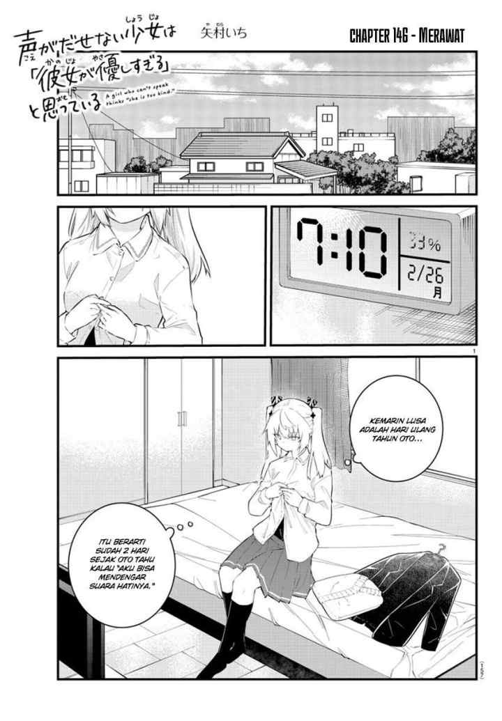 Koe ga dasenai Shoujo wa chapter 146 halaman 4
