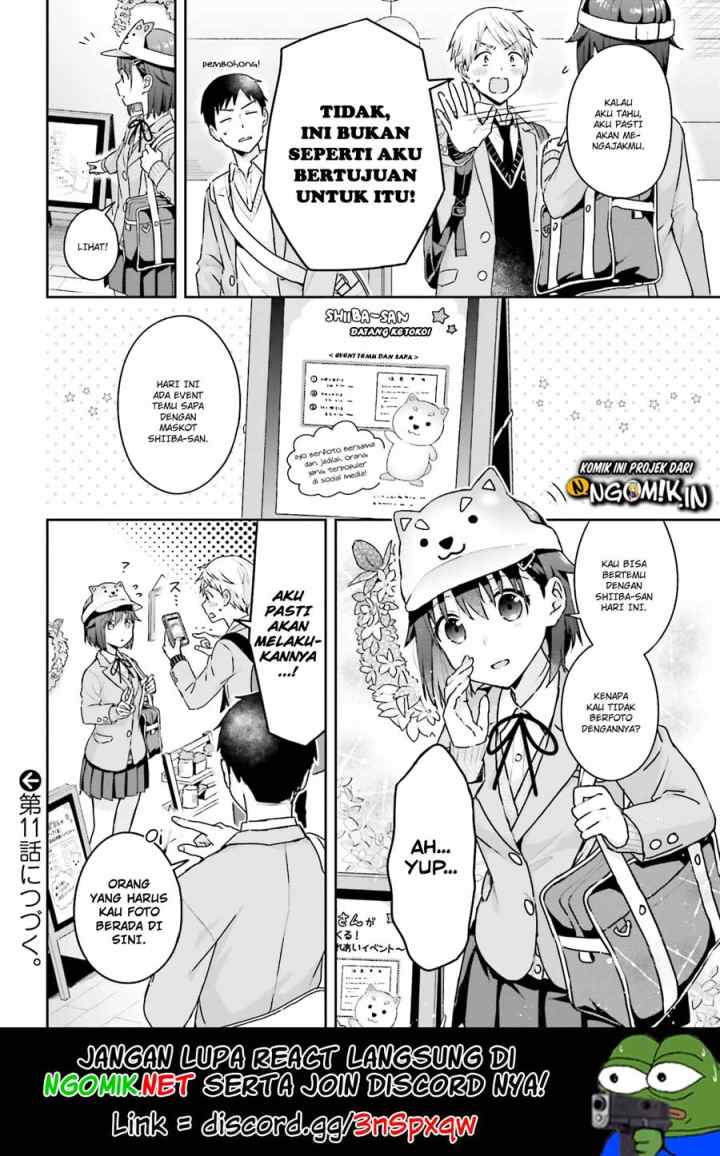 Koe no Chiisai Komori-san to Kuso Deka Oogoe no Oobayashi-kun chapter 10 halaman 6