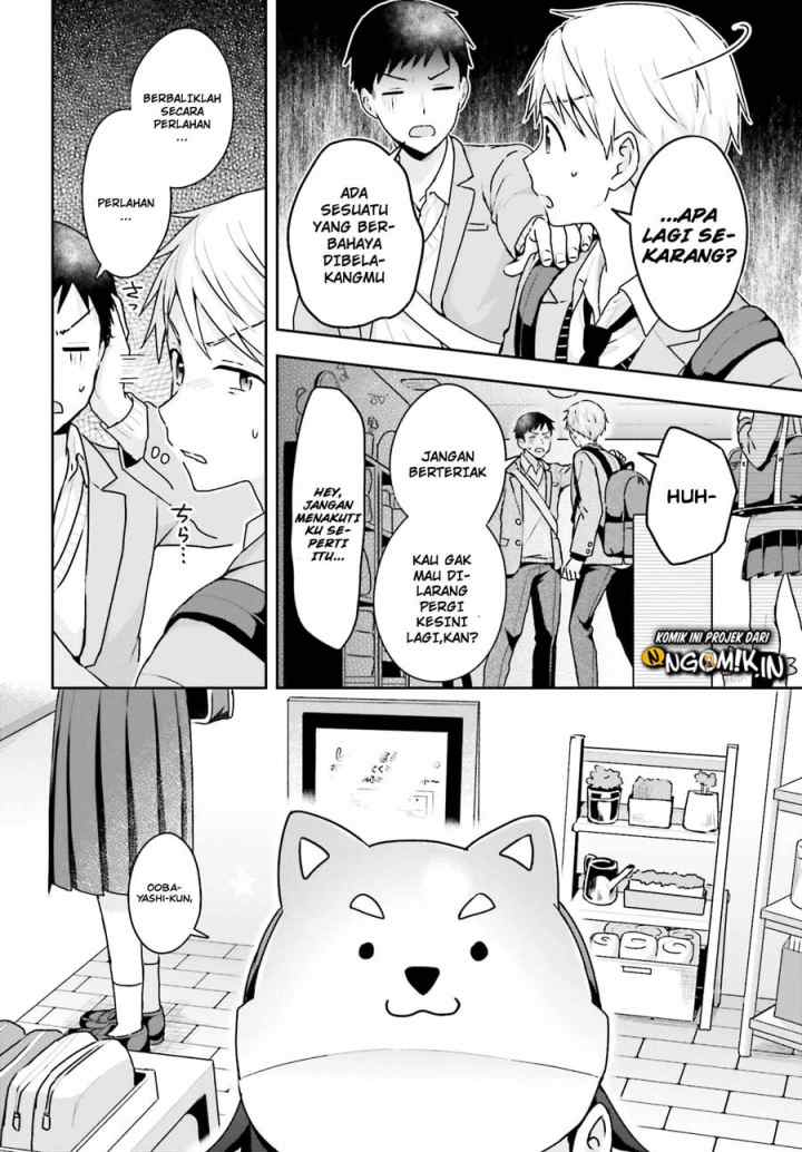 Koe no Chiisai Komori-san to Kuso Deka Oogoe no Oobayashi-kun chapter 10 halaman 4