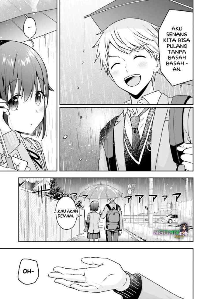 Koe no Chiisai Komori-san to Kuso Deka Oogoe no Oobayashi-kun chapter 12 halaman 4