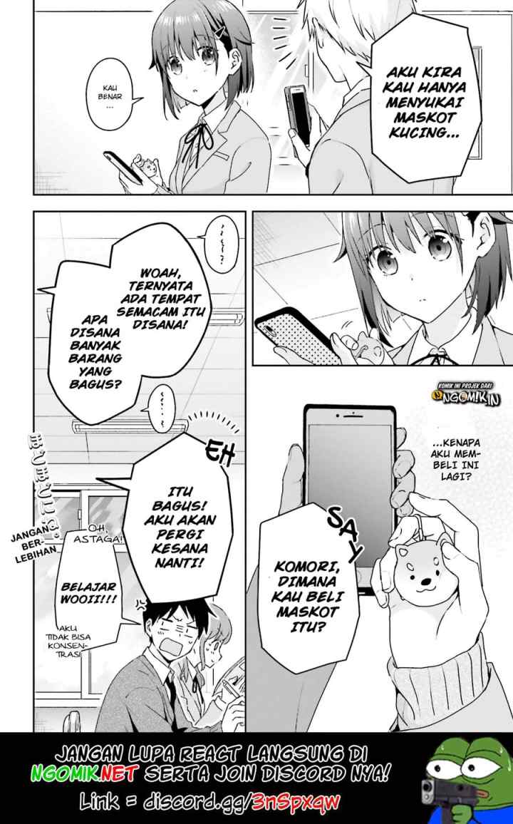 Koe no Chiisai Komori-san to Kuso Deka Oogoe no Oobayashi-kun chapter 9 halaman 5