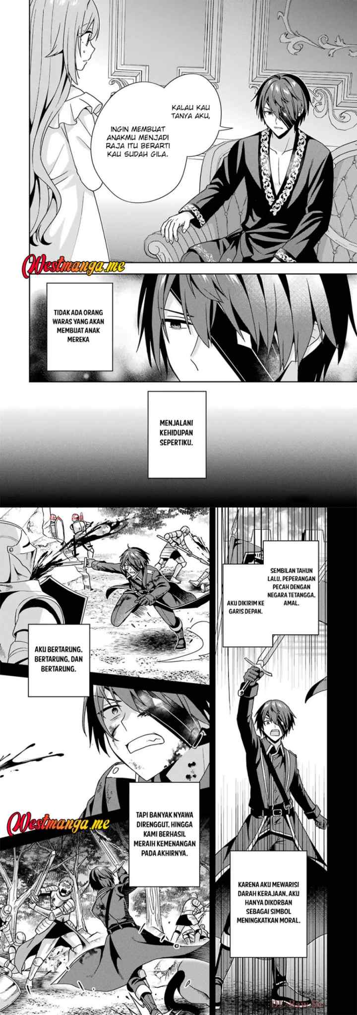 Kokou no Ou to Hidamari no Hanayome ga Saikou no Fuufu ni Naru made chapter 3 halaman 7