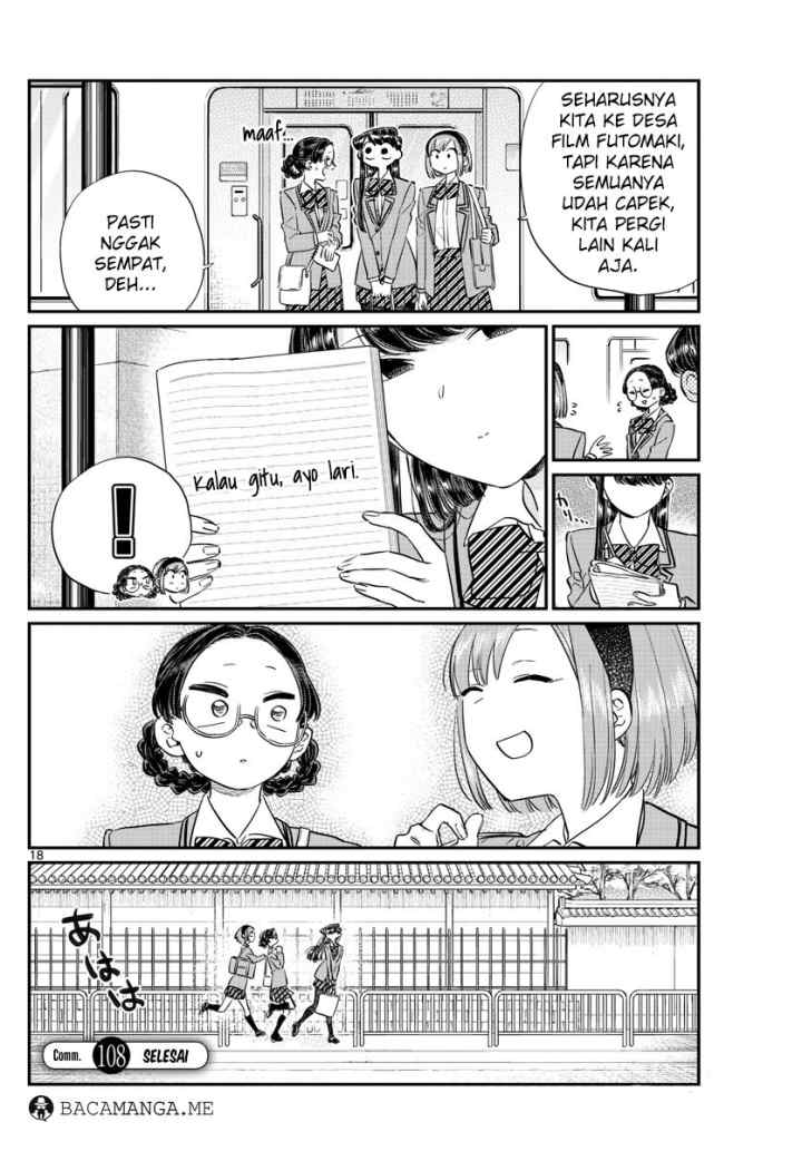 Komi-san wa Komyushou Desu chapter 108 halaman 18