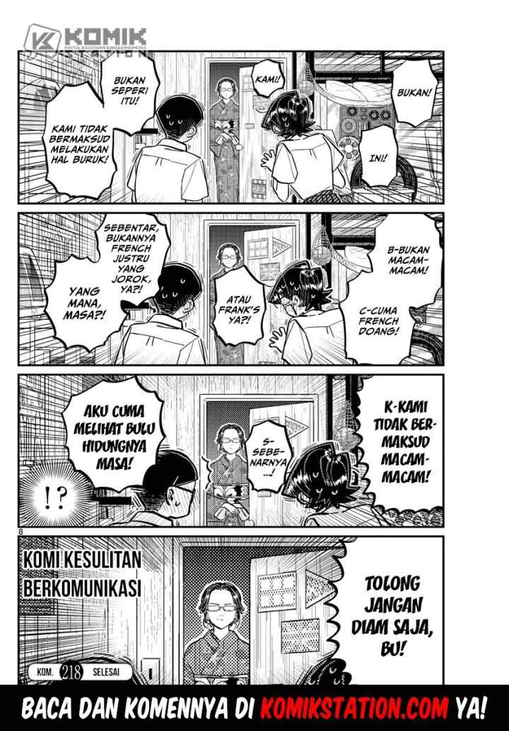 Komi-san wa Komyushou Desu chapter 218 halaman 10