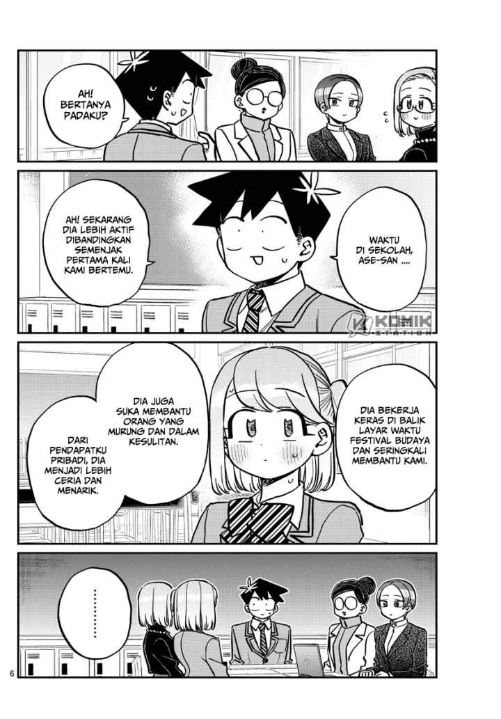 Komi-san wa Komyushou Desu chapter 256 halaman 7