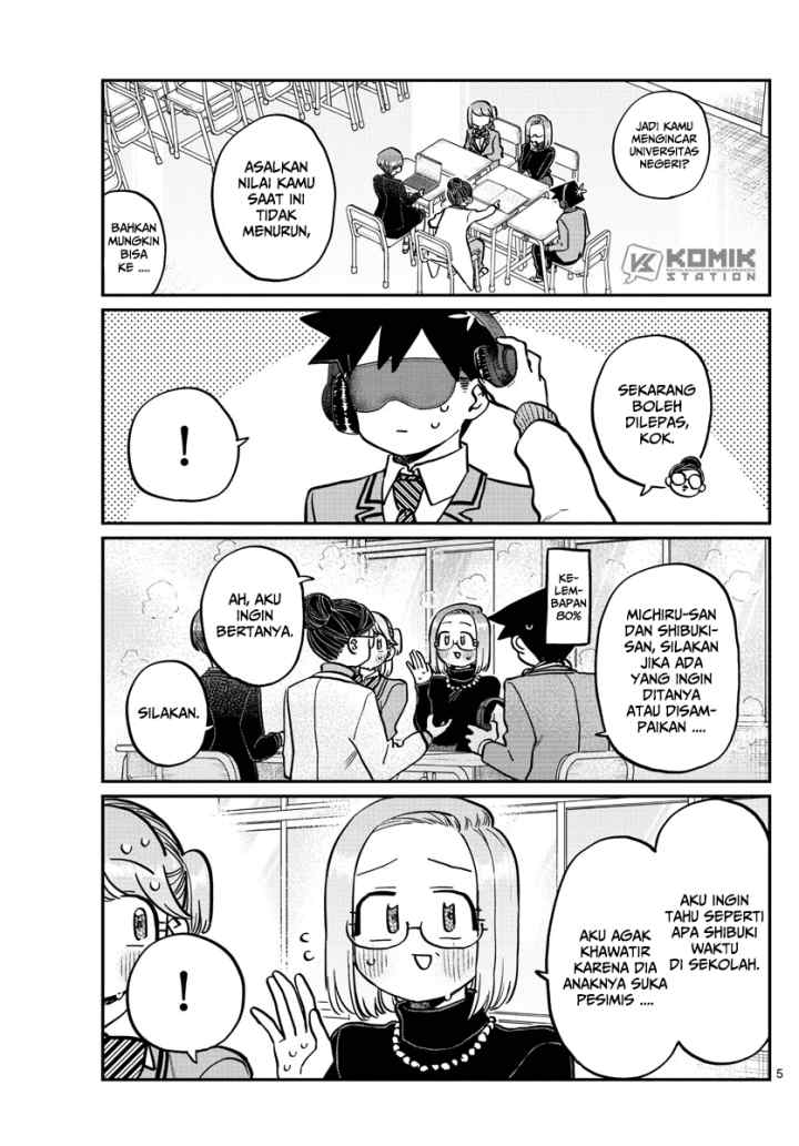 Komi-san wa Komyushou Desu chapter 256 halaman 6