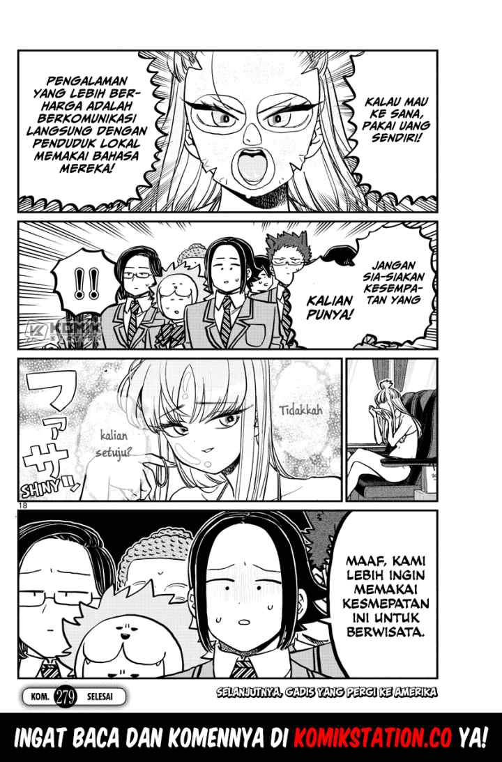 Komi-san wa Komyushou Desu chapter 279 halaman 20