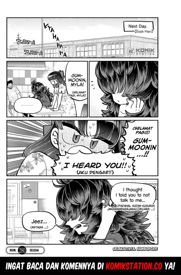 Komi-san wa Komyushou Desu chapter 280 halaman 10