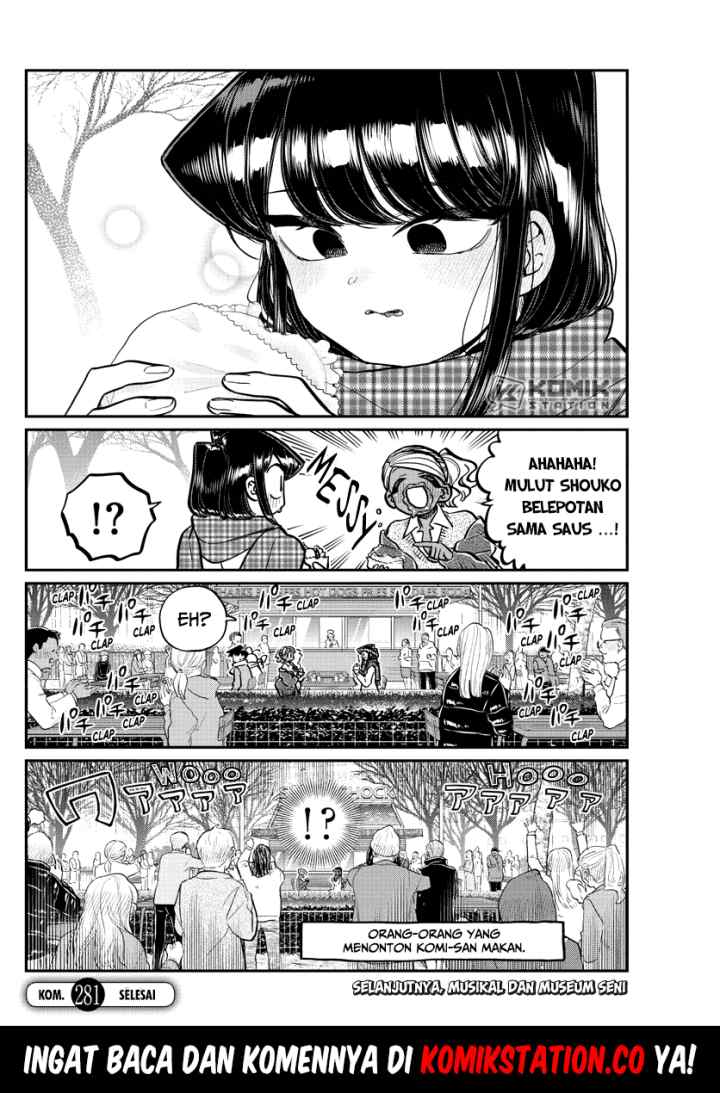 Komi-san wa Komyushou Desu chapter 281 halaman 9