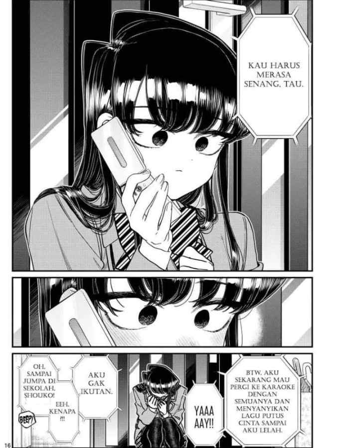 Komi-san wa Komyushou Desu chapter 303 halaman 15