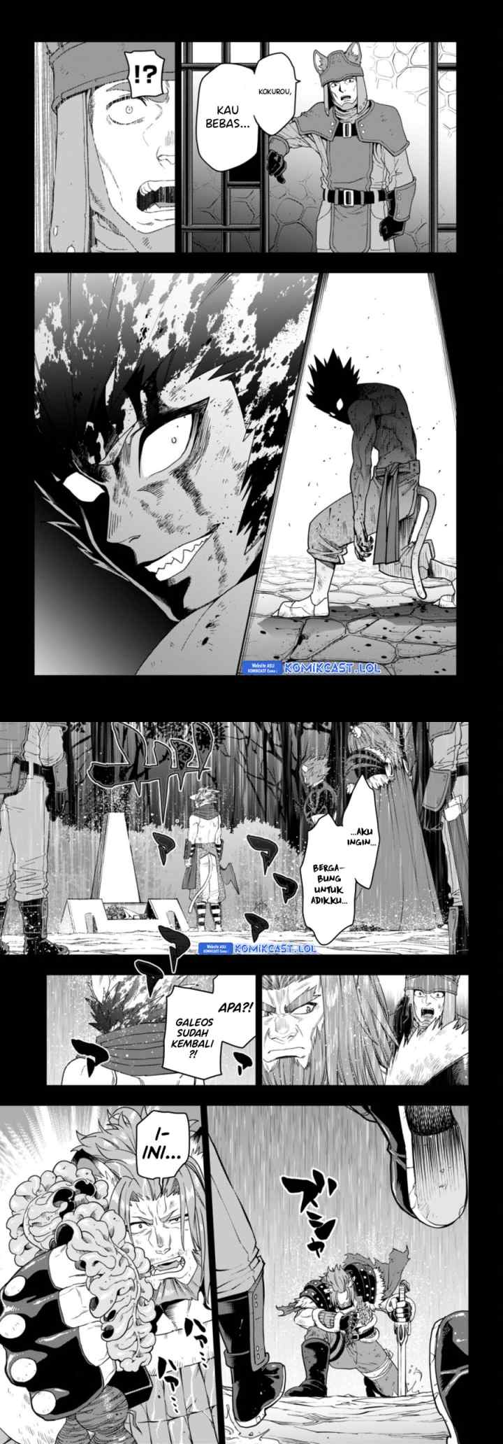 Konjiki no Moji Tsukai: Yuusha Yonin ni Makikomareta Unique Cheat chapter 100 halaman 13
