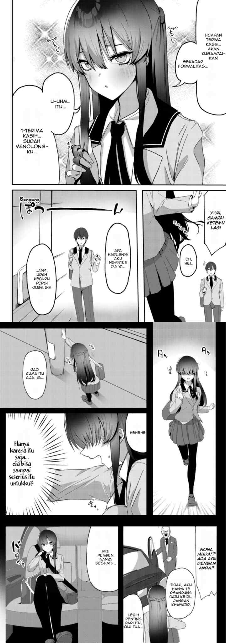 Kurokami Seiso No Reikoku Bishojo Wo Tasuketara, Ore to Ni Nin Kiri No Toki Dake De Reru Yo Ni Natta Ken chapter 1 halaman 12