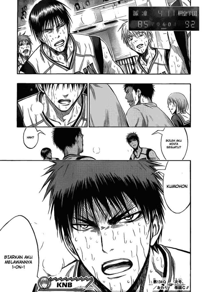 Kuroko no Basuke chapter 134 halaman 16