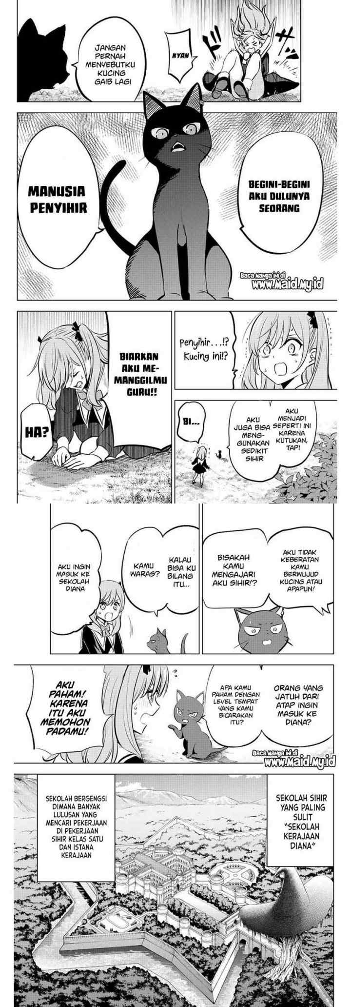 Kuroneko to Majo no Kyoushitsu chapter 1.1 halaman 9