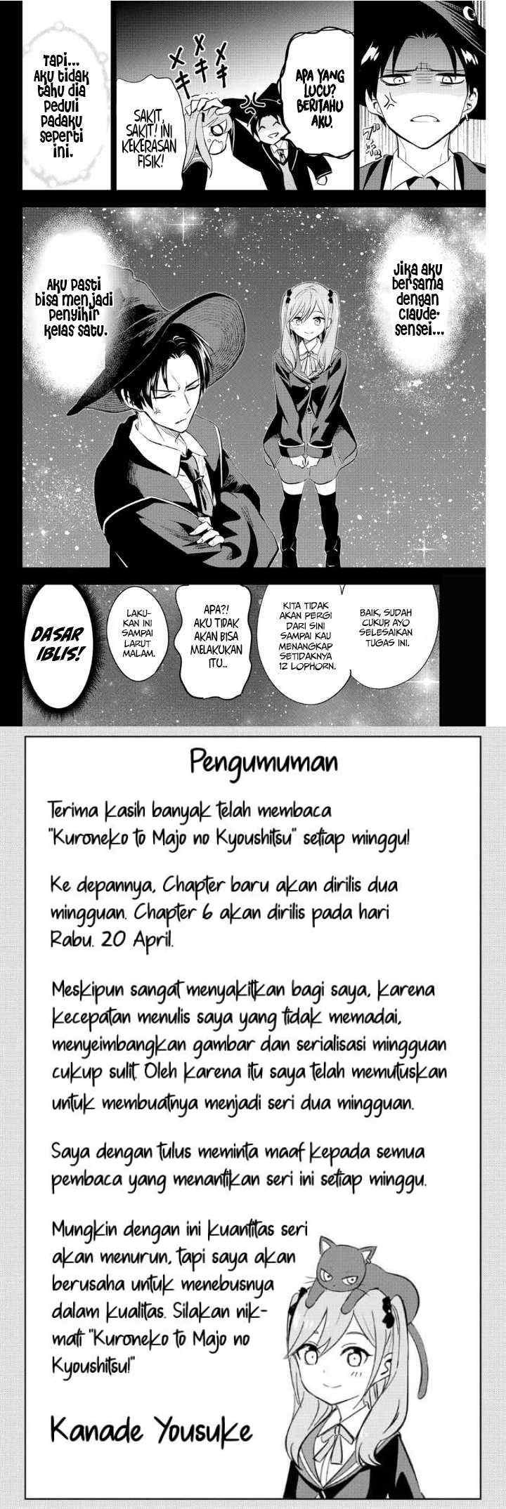 Kuroneko to Majo no Kyoushitsu chapter 5 halaman 14