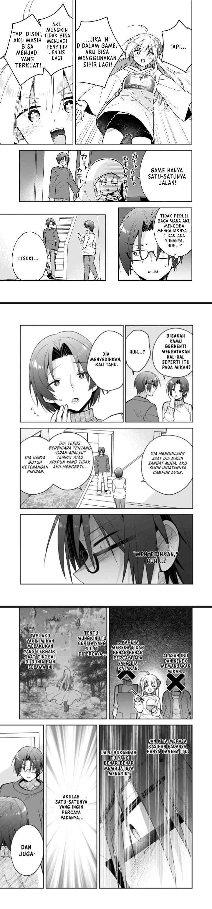 Mahou wa Isekai ni Oitekimashita. Tensai Madoushi Datta Imouto no Yowakute New Game chapter 1 halaman 8