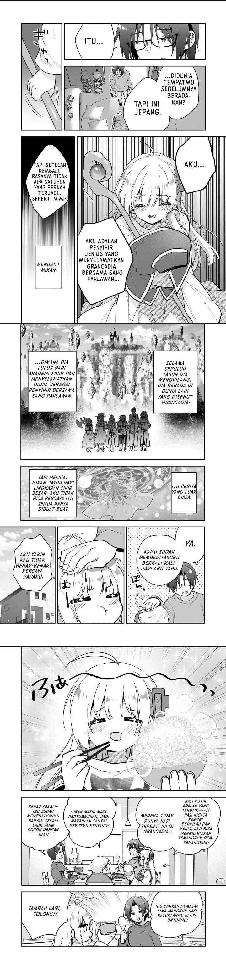 Mahou wa Isekai ni Oitekimashita. Tensai Madoushi Datta Imouto no Yowakute New Game chapter 1 halaman 5