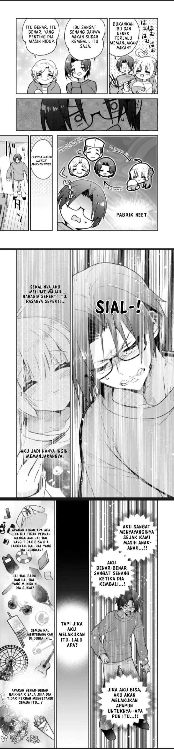 Mahou wa Isekai ni Oitekimashita. Tensai Madoushi Datta Imouto no Yowakute New Game chapter 1 halaman 6