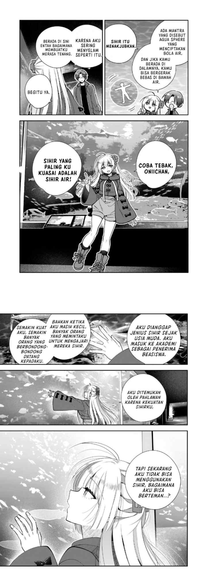 Mahou wa Isekai ni Oitekimashita. Tensai Madoushi Datta Imouto no Yowakute New Game chapter 3 halaman 7